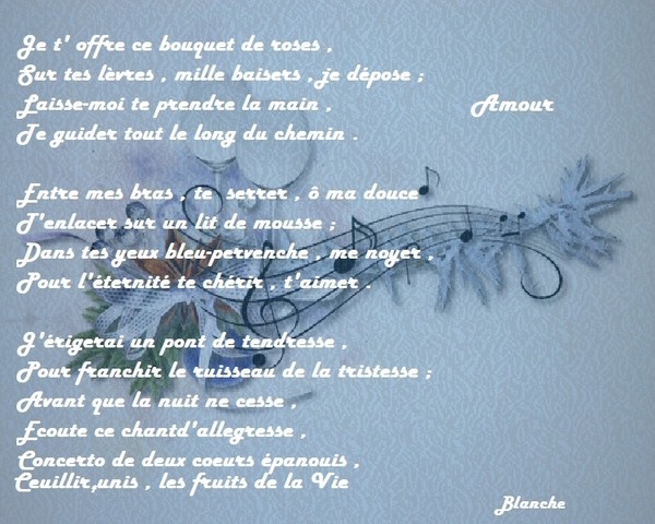 SAINT -VALENTIN POEME D'AMOUR